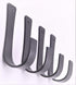 Set of 4 Coat Hooks Wall Mounted Wrought Iron Hanger Farmhouse Rustic Key Holder Towel, Handbags, Hat Hanging Perfect for Bathroom, Kitchen, Livin...