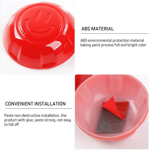 RT-TCZ for Wrangler JK Gear Shift Knob Trim Cover for Jeep Wrangler JK JKU 2011-2017 Red Interior Accessories 2pcs...