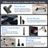 Handheld Car Vacuum Cleaner, 12000PA Mini Vacuum Cleaner Cordless with Brushless Motor, 4 in 1 Rechargeable High Power Portable Car Vacuum for Car...