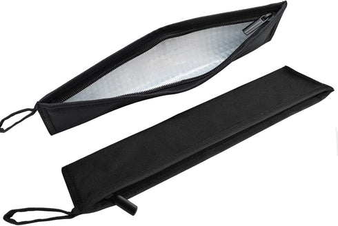 Aosbos Chopstick Carrying Case without Chopsticks, Reusable Chopsticks Bag, Chopsticks Sleeve, Travel Utensil Set Pouch for Metal, Bamboo, Stainle...