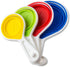 4-pieces,Pop Out Silicone Measuring Cups set- 60ml/80ml/125ml/250m (MULTICOLORED SET)…...