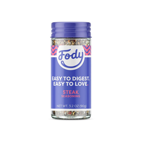 Fody Foods Vegan Steak Spice Blend, Flavorful Grilling Seasoning, Low Fodmap Certified, Sensitive Recipe, Gut & IBS Friendly, 3.2 Ounce...
