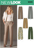 New Look Sewing Pattern 6005 Misses' Pants, Size A (10-12-14-16-18-20-22), White...