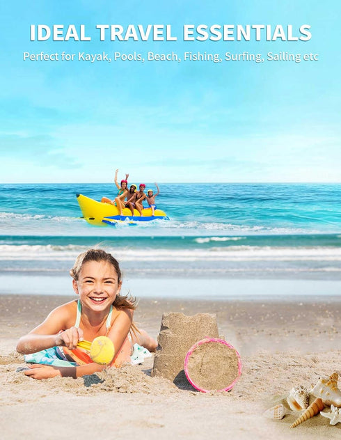 Waterproof Phone Pouch Floating, Waterproof Phone Case with Lanyard for iPhone 15 14 13 12 Pro Max XS Samsung, IPX8 Cellphone Dry Bag Beach Kayak ...