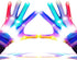 LED Gloves,LED Finger Gloves,Finger Light Gloves,LED Gloves for Kids Gifts,The Toys for 3-8 Year Old Boys Girls,Light Up Gloves have 5 Color/6 Mod...
