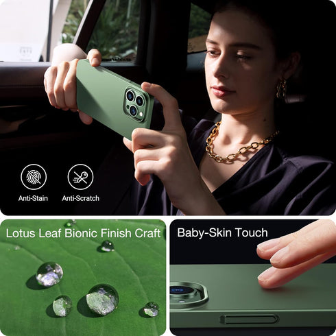 TORRAS Slim Fit for iPhone 13 Pro Case 6.1 Inch, Never Yellowing, Ultra Thin for iPhone 13 Pro Phone Case Super Lightweight Matte Hard PC Slim Thi...