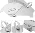 Steel Weld Gauge Sturdy Welding Measure Tool Stainless Steel MG-8 Bridge Welding Gage Seam Inspection Ruler Bridge CAM Welding Gage Weight 192g fo...