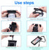 6 Pack Waterproof Phone Pouch IPX8 Universal Waterproof Case Dry Bag Phone Protector for iPhone 15 14 13 12 11 Pro Max Plus XS XR X 8 Galaxy S23 S...