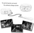 Leather Choker Collar with Long Traction Chain Rugged Durable and Collar Necklace Neck Size Adjustable Suitable for Pets Red...