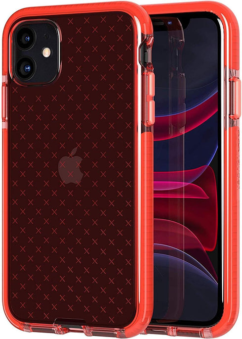 tech21 Evo Check Phone Case for Apple iPhone 11 with 12 ft. Drop Protection Coral...