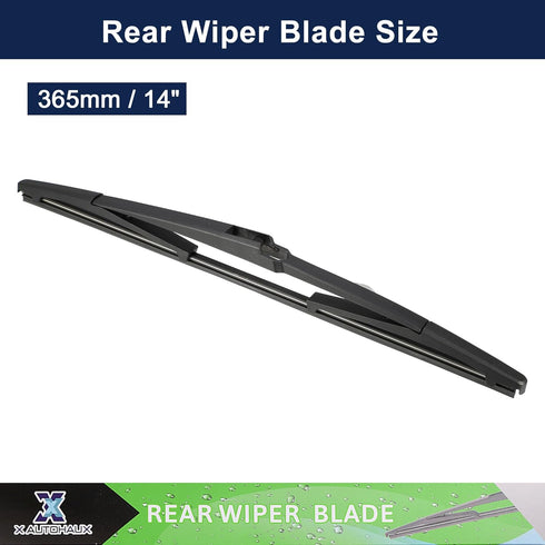 X AUTOHAUX Rear Windshield Wiper Blade Replacement for Hyundai Veracruz 2007-2012 for Hyundai IX55 2008-2013...