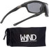 WYND Blocker Airdam Sunglasses Motorcycle Riding, Driving, Fishing, Boating Wrap (Black Matte, Smoke)...