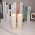 iZAN 2 Pack Flameless Battery Operated LED Pillar Candles with Remote Outdoor Waterproof Flickering Decorative Lights for Halloween Christmas Home...