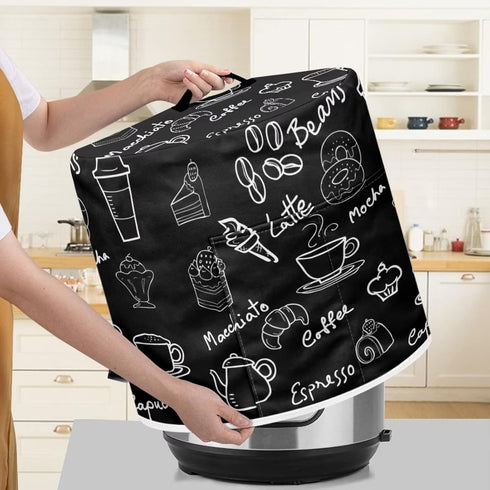 Dust Cover for Kitchen Instant Pot Accessories, for 3 Quart Pressure Cooker Air Fryer Rice Cooker Kitchen Appliance Dust Covers Dust Protection wi...
