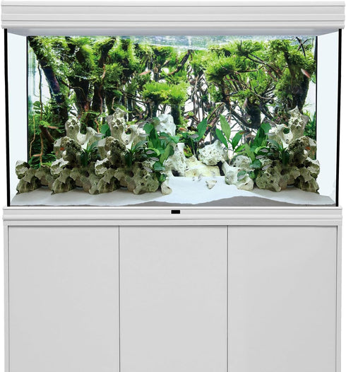 AWERT 48x24 inches Branches Aquarium Background Green Algae Aquarium Background Aquatic Plant River Bed & Lake Fish Tank Background Vinyl Backgrou...