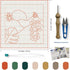 BEUNITONE Punch Needle Kits for Adults Beginner Adjustable Plant Punch Embroidery Kit Square Landscape Rug Yarn Hooking Starter Kit Include Instru...
