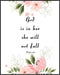 Posterizer 1 pcs-God is Within Her-Bible verse-Religious Posters-Motivational & Inspirational Art-Gifts for Christians-Gift for Daughter, Son, Kid...