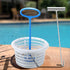 Blue Skimmer Basket Handle for Inground Pool, Removable Handle Design Pool Cleaning Equipment with Handle for Debris Removal (Blue- 2 Pack)...