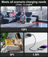 USB Cables - 90 Degree USB C to C Charging Cable for Fast Charging, Type C Phone Charger - Compatible with Android Phones - Reliable and Durable C...