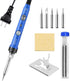 Electronics Soldering Iron Kit, SREMTCH 60W Adjustable Temperature Welding Tool,Soldering Gun with Fast Heating Ceramic Thermostatic Design, Solde...