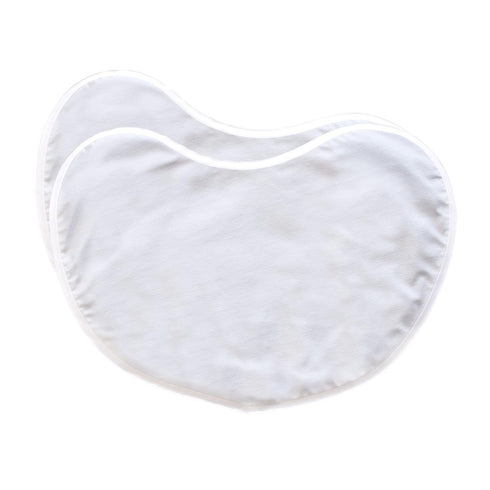Burp Cloths – Patented Contoured Neck Design for Snug Fit – 100% Natural Cotton Flannel, 2-Layer Absorbent Pads – Extra Shoulder & Back Coverage –...