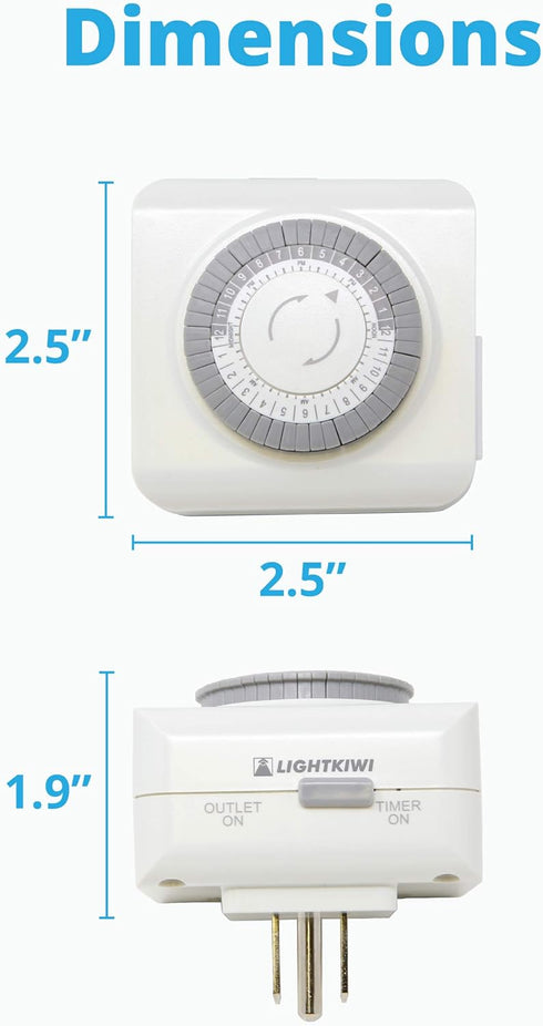 Q6914 Mechanical Timer for Low Voltage Landscape Lighting Transformer...