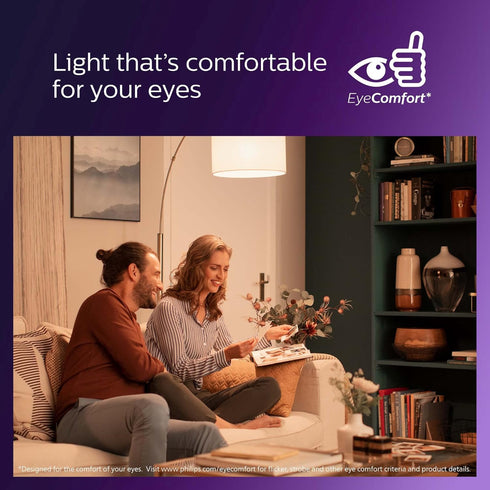 Philips LED BA11 Ultra Definition LED Globe Light Bulbs - 300 Lumen - Flicker-Free Dimmable 60W Light Bulb with EyeComfort Technology - Daylight (...