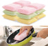 Kitchen Dishwashing Sponge Multi-Purpose Mesh Net Scouring Pad, Odor-Free Sponge Wipes Suitable for Travel Apartments Household Cleaning (9)...