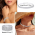 EIELO Rhinestone Jewelry Set for Women Wedding Bridal Triangle Bling Clutch Bag Glitter Choker Necklace Tennis Stretch Bracelets Ring Dangle Fring...