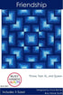 Busy Hands Quilts Friendship Pattern, White...