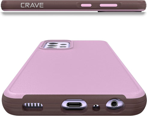 Crave Slim Guard for Galaxy A52 Case, Shockproof Case for Samsung Galaxy A52, A52 5G (6.5 inch) - Lilac...