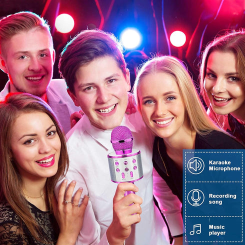 Toys for 5 6 7 8 9 10 Year Old Girls, Karaoke Microphone for Kids Visit Toys for Kids for Girls Age 4-12 Interactive Toys for Girls Easter Basket ...