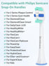 Replacement Brush Heads for Philips Sonicare Toothbrush Handles Toothbrush Heads for Sonicare (Pack of 4)...