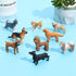 ONEST 13 Pieces Mini Dog Figurines Playset Hand Painted Tiny Dogs Realistic Detailed Plastic Puppy Figures Toys for Kids Adults...