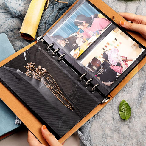 A6 Notebook Mechanism Replacement Kit: 6 Ring Metal Binder Mechanisms 6pcs Binding Spines Combs for Loose Leaf Notebook Planner Binding Accessorie...