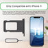for iPhone 11 Black SIM Card Slot Replacement Single SIM Version for iPhone11 Card Tray Holder Adapter with Waterproof Rubber Ring Repair Tool Fix...