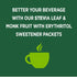 Whole Earth Sweetener Co. NATURE SWEET Stevia & Monk Fruit Sweetener, Erythritol Sweetener, Stevia Packets, Sugar Substitute, Natural Sweetener, 4...