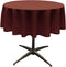LA Linen Polyester Poplin Washable Round Tablecloth, Stain and Wrinkle Resistant Table Cover 51", Fabric Table Cloth for Dinning, Kitchen, Party, ...