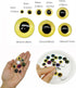 20 Pairs 18mm Owl Bird Glass Eyes for Art Dolls Sculptures Props Masks Fursuits Jewelry Making Taxidermy Flatback...