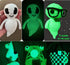 5 Pack Glow in The Dark Yarn for Crochet - 55 Yards Fluorescent Luminous Scrubby Thread Knitting Shining Glowing Yarn for Crocheting Weaving - Sew...