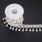 Jerler Rhinestone Tassel Fringe Trim Crystal Close Chain Applique for Sewing Crafts Ideal Wedding Party Clothing DIY Decoration, 1 Yard 0.87" W...