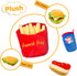 Dog Toys Squeaky Dog Toys,Interactive Dog Toys Dog Chew Toys Stuffed Dog Teething Toys for Large Medium Small Dog,Fast Food Dog Toys Squeaky Toys ...