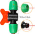 1/2 Inch Drip Irrigation Valve, 10 Pcs 1/2" In-Line Barbed Locked Switch Valves For 1/2 Inch Drip Tubing (0.60"-0.63" OD), 1/2 in. Shut Off On Val...