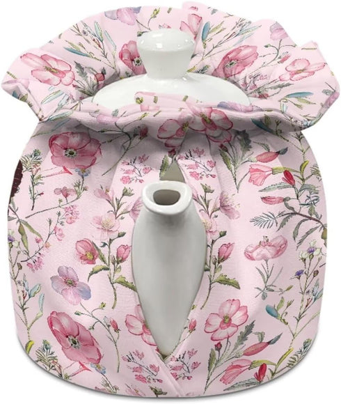 Gradient Butterfly Breakfast Kettle Cover Pink Fashionable Insulated Bag Easy to Clean Recyclable Teapot Insulated Cover Suitable for Afternoon Te...