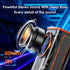 Transparent Wireless Bluetooth Speaker Portable Mini Speaker with LED Colorful Lights Stereo Sound TWS Small Speakers for Office, Party Camping, S...