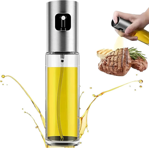 Oil Sprayer for Cooking, Olive Oil Spritzer Bottle, 100 ml Olive Oil Cooking Spray Bottle Kitchen Gadgets Accessories for Salad, BBQ, Kitchen Baki...