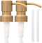 Stainless Steel Soap and Lotion Dispenser Pumps, Replacement for Your Bottles (Bronze, 2 Pack)...
