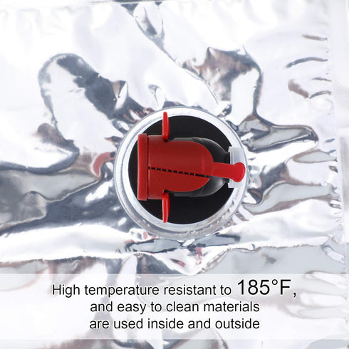 Zonon 6 Pieces Wine Purse Refill Bags Refill Bladders Reusable Refillable Wine Replacement Storage Pouch for Wine Cools, Purse, Holders, Carriers(...