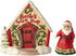 Santa with Toy Shop Gift Set Figurine...