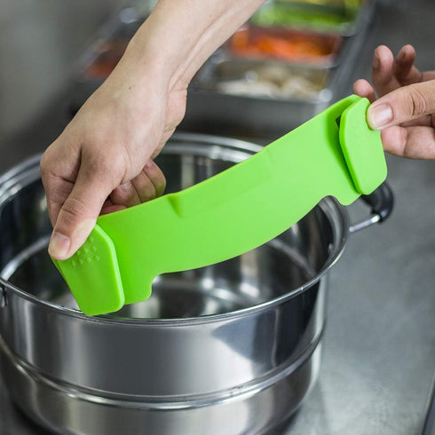 2PACK AUOON Clip on Strainer for All Pots Pans - Silicone Pasta Strainer Kitchen Colander for Draining Noodles Spaghetti Ground Beef Grease?Easy t...